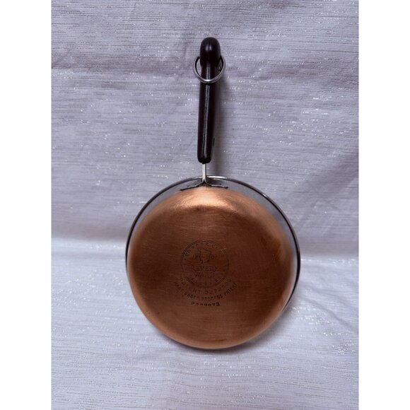 Vintage Revere Ware 1801 Copper Bottom 8" Skillet Frying Pan No lid 2363973 - Picture 1 of 7